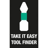 Wera Kraftform Kompakt 20 Tool Finder 1, med taske , Bit sæt Plast, Sort/grøn, Sort