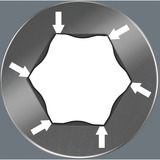 Wera Vinkel-skruetrækker sæt 950/9 HexPlus Multicolour Imperial 1 Sort