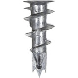 fischer 024556 skrue/bolt 3,1 cm 100 stk, Dyvel Sølv, Skrue, Stål, Gipsvæg, Rustfrit stål, 3,1 cm, 100 stk