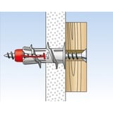 fischer DUOBLADE S 20 stk Udvidelsesanker, Dyvel Lys grå/Rød, Udvidelsesanker, Beton, Grå, 4,4 cm, 5 cm, 20 stk