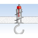 fischer DUOBLADE S 20 stk Udvidelsesanker, Dyvel Lys grå/Rød, Udvidelsesanker, Beton, Grå, 4,4 cm, 5 cm, 20 stk