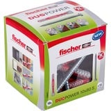 fischer DUOPOWER 10x80 S LD, Dyvel Lys grå/Rød