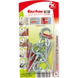 fischer DUOPOWER 6x30 RH K, Dyvel Lys grå/Rød