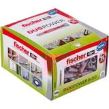 fischer Dübel DUOPOWER 6x50 LD, Dyvel Lys grå/Rød