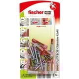 fischer Rawlplug DUOPOWER 6x30 RB K, Dyvel Lys grå/Rød