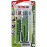 fischer Universalpløk UX GREEN 12x70 S K, Dyvel Grøn