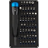 iFixit EU145391 skruetrækker bit 48 stk, Bit sæt Sort/Blå, 48 stk, 12-spline flange, Flad, Phillips, Stjerneskruetrækker, Sikkerhed Torx, Sikkerhed hexadecimal..., PH 0,PH 1,PH 2,PH 3, PZ 1,PZ 2,PZ 3, 4,6,8 mm, TR10,TR15,TR20,TR25,TR27,TR30,TR35,TR40