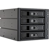 Chieftec CBP-3141SAS drevkabinet Sort, Indramning Sort, SAS, SATA, Serial ATA II, Serial ATA III, 0, 1, 5, 10, SATA, Sort, 8 cm, 1 blæser(e)