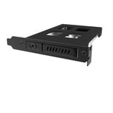 Chieftec CMR-125 drive bay panel Bærerpanel Sort, Monteringsrammen Sort, Bærerpanel, Sort, Metal, 9.5 mm, HDD, SATA