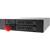 Chieftec CMR-225 drive bay panel Bærerpanel Sort, Monteringsrammen Sort, Bærerpanel, Sort, Metal, 9.5 mm, HDD, 112 mm