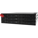 Chieftec CMR-625 drive bay panel Sort, Monteringsrammen Sort, Sort, Metal, 9.5 mm, 1 blæser(e), 4 cm, HDD