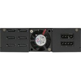 Chieftec CMR-625 drive bay panel Sort, Monteringsrammen Sort, Sort, Metal, 9.5 mm, 1 blæser(e), 4 cm, HDD