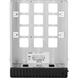 ICY BOX Carrier IB-129SSK-B HDD kabinet Aluminium, Sort 2.5/3.5", Indramning Sort, HDD kabinet, 2.5/3.5", SAS, SATA, 6 Gbit/sek., Hot-swap, Aluminium, Sort