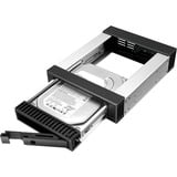 ICY BOX IB-129SSK-B 13,3 cm (5.25") Kantpanel Sort, Indramning Sort, 13,3 cm (5.25"), Kantpanel, Sort, 2.5/3.5", SATA, SATA II, SATA III, Serial Attached SCSI (SAS), Aluminium