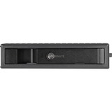 ICY BOX IB-129SSK-B 13,3 cm (5.25") Kantpanel Sort, Indramning Sort, 13,3 cm (5.25"), Kantpanel, 2.5/3.5", SATA, SATA II, SATA III, Serial Attached SCSI (SAS), Sort, Aluminium