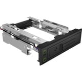 ICY BOX IB-166SSK-B HDD kabinet Sort 3.5", Indramning Sort, HDD kabinet, 3.5", SAS, Serial ATA III, Hot-swap, Sort