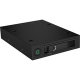 ICY BOX IB-2212SSK Sort, Indramning Sort, Sort, Aluminium, Metal, 7,9.5,12.5 mm, 6 Gbit/sek., Strøm, 100 mm