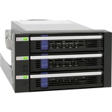 Icy Dock MB153SP-B drive bay panel Sort, Indramning Sort, Sort, Metal, Plast, 6 Gbit/sek., 200,4 mm, 146,4 mm, 85,8 mm, Detail