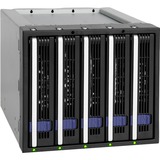 Icy Dock MB155SP-B drive bay panel Sort, Indramning Sort/Sølv, Sort, 1 blæser(e), 6 Gbit/sek., 146,4 mm, 200,4 mm, 125 mm