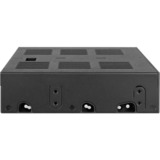 Icy Dock MB322SP-B drive bay panel Sort, Monteringsrammen Sort, Sort, Metal, Plast, 7,9.5 mm, 6 Gbit/sek., HDD, SSD, 41,3 mm