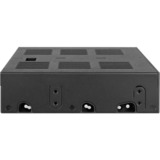 Icy Dock MB322SP-B drive bay panel Sort, Monteringsrammen Sort, Sort, Metal, Plast, 7,9.5 mm, 6 Gbit/sek., HDD, SSD, 41,3 mm