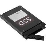 Icy Dock MB322SP-B drive bay panel Sort, Monteringsrammen Sort, Sort, Metal, Plast, 7,9.5 mm, 6 Gbit/sek., HDD, SSD, 41,3 mm