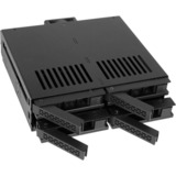 Icy Dock MB324SP-B disk array Desktop Sort, Indramning Sort, SATA, Serial ATA II, Serial ATA III, Serial Attached SCSI (SAS), 440 g, Desktop, Sort