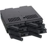 Icy Dock MB326SP-B disk array Stativ (1U) Sort, Indramning Sort, HDD, SSD, Serial ATA III, 2.5", 6 Gbit/sek., Stativ (1U), Sort