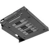 Icy Dock MB411SKO-B notebook reservedel, Monteringsrammen Sort, Sort, Metal, 128 mm, 130 mm, 12,7 mm, 215 g