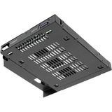 Icy Dock MB411SPO-1B drive bay panel HDD bur Sort, Laufwerkstrays Sort, HDD bur, 2.5", Sort, Metal, CE, REACH, 12,7 mm
