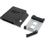 Icy Dock MB411SPO-1B drive bay panel HDD bur Sort, Laufwerkstrays Sort, HDD bur, 2.5", Sort, Metal, CE, REACH, 12,7 mm