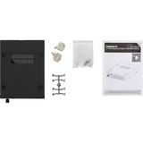 Icy Dock MB491SKL-B drive bay panel 8,89 cm (3.5") Bærerpanel Sort, Indramning Sort, 8,89 cm (3.5"), Bærerpanel, 2.5", SATA, Serial Attached SCSI (SAS), Sort, Metal