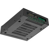 Icy Dock MB491SKL-B drive bay panel 8,89 cm (3.5") Bærerpanel Sort, Indramning Sort, 8,89 cm (3.5"), Bærerpanel, 2.5", SATA, Serial Attached SCSI (SAS), Sort, Metal