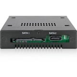 Icy Dock MB492SKL-B drive bay panel Sort, Indramning Sort, 2.5", SATA, Serial Attached SCSI (SAS), Sort, Metal, HDD, SSD, 25,4 mm