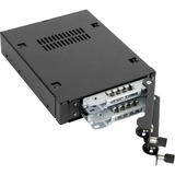 Icy Dock MB492SKL-B drive bay panel Sort, Indramning Sort, 2.5", SATA, Serial Attached SCSI (SAS), Sort, Metal, HDD, SSD, 25,4 mm