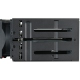 Icy Dock MB508SP-B drive bay panel 2x 5,25" Bærerpanel Sort, Indramning Sort, 2x 5,25", Bærerpanel, 2.5", Serial ATA III, Sort, Metal