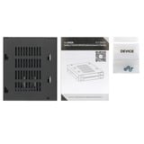 Icy Dock MB522SP-B drev dockingstation Sort, Indramning Sort, HDD, SSD, SATA, 2.5,3.5", 6 Gbit/sek., Sort, Data, Strøm