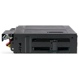 Icy Dock MB604SPO-B drive bay panel Sort, Indramning Sort, Sort, Metal, 9.5,12.7 mm, 1 blæser(e), 4 cm, 12 Gbit/sek.