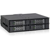 Icy Dock MB607SP-B drive bay panel 13,3 cm (5.25") HDD bur Sort, Bageplan Sort, 13,3 cm (5.25"), HDD bur, 2.5", Sort, Metal, CE, REACH