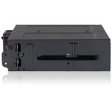 Icy Dock MB607SP-B drive bay panel 13,3 cm (5.25") HDD bur Sort, Bageplan Sort, 13,3 cm (5.25"), HDD bur, 2.5", Sort, Metal, CE, REACH