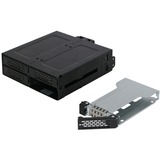 Icy Dock MB607SP-B drive bay panel 13,3 cm (5.25") HDD bur Sort, Bageplan Sort, 13,3 cm (5.25"), HDD bur, 2.5", Sort, Metal, CE, REACH