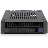 Icy Dock MB741SP-B drevkabinet HDD/SSD kabinet Sort 2.5", Monteringsrammen Sort, HDD/SSD kabinet, 2.5", SAS-3, Serial ATA III, Hot-swap, Sort