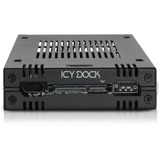 Icy Dock MB741SP-B drevkabinet HDD/SSD kabinet Sort 2.5", Monteringsrammen Sort, HDD/SSD kabinet, 2.5", SAS-3, Serial ATA III, Hot-swap, Sort