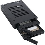 Icy Dock MB742SP-B drive bay panel Sort, Indramning Sort, Sort, Metal, Plast, 9.5 mm, 12 Gbit/sek., CE, REACH, 101,6 mm