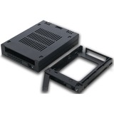 Icy Dock MB742SP-B drive bay panel Sort, Indramning Sort, Sort, Metal, Plast, 9.5 mm, 12 Gbit/sek., CE, REACH, 101,6 mm