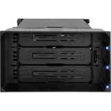 Icy Dock MB830SP-B drevkabinet HDD kabinet Sort 3.5", Indramning Sort, HDD kabinet, 3.5", SAS, SATA, 6 Gbit/sek., Hot-swap, Sort