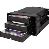 Icy Dock MB830SP-B drevkabinet HDD kabinet Sort 3.5", Indramning Sort, HDD kabinet, 3.5", SAS, SATA, 6 Gbit/sek., Hot-swap, Sort