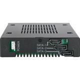 Icy Dock MB993SK-B drive bay panel 2,5/3,5" Bærerpanel Sort, Indramning Sort, 2,5/3,5", Bærerpanel, 2.5", Serial ATA III, Serial Attached SCSI (SAS), Sort, Metal