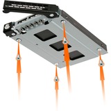 Icy Dock MB996SK-6SB drive bay panel Sort, Indramning Sort, Sort, Metal, 9.5 mm, 1 blæser(e), 4 cm, 12 Gbit/sek.