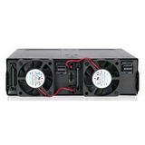 Icy Dock MB998IP-B drive bay panel Sort, Monteringsrammen Sort, Sort, Metal, 5,7 mm, 2 blæser(e), 4 cm, 6 Gbit/sek.